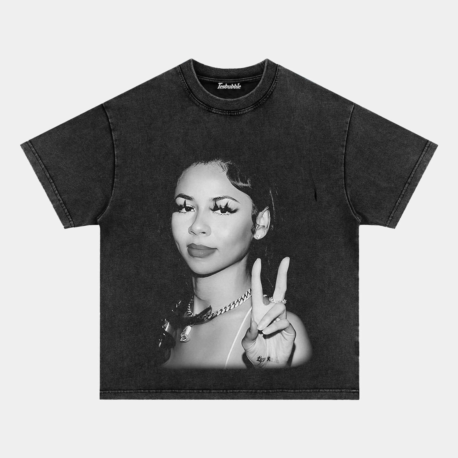 MARIAH THE SCIENTIST BIG FACE PEACE GRAPHIC TEE