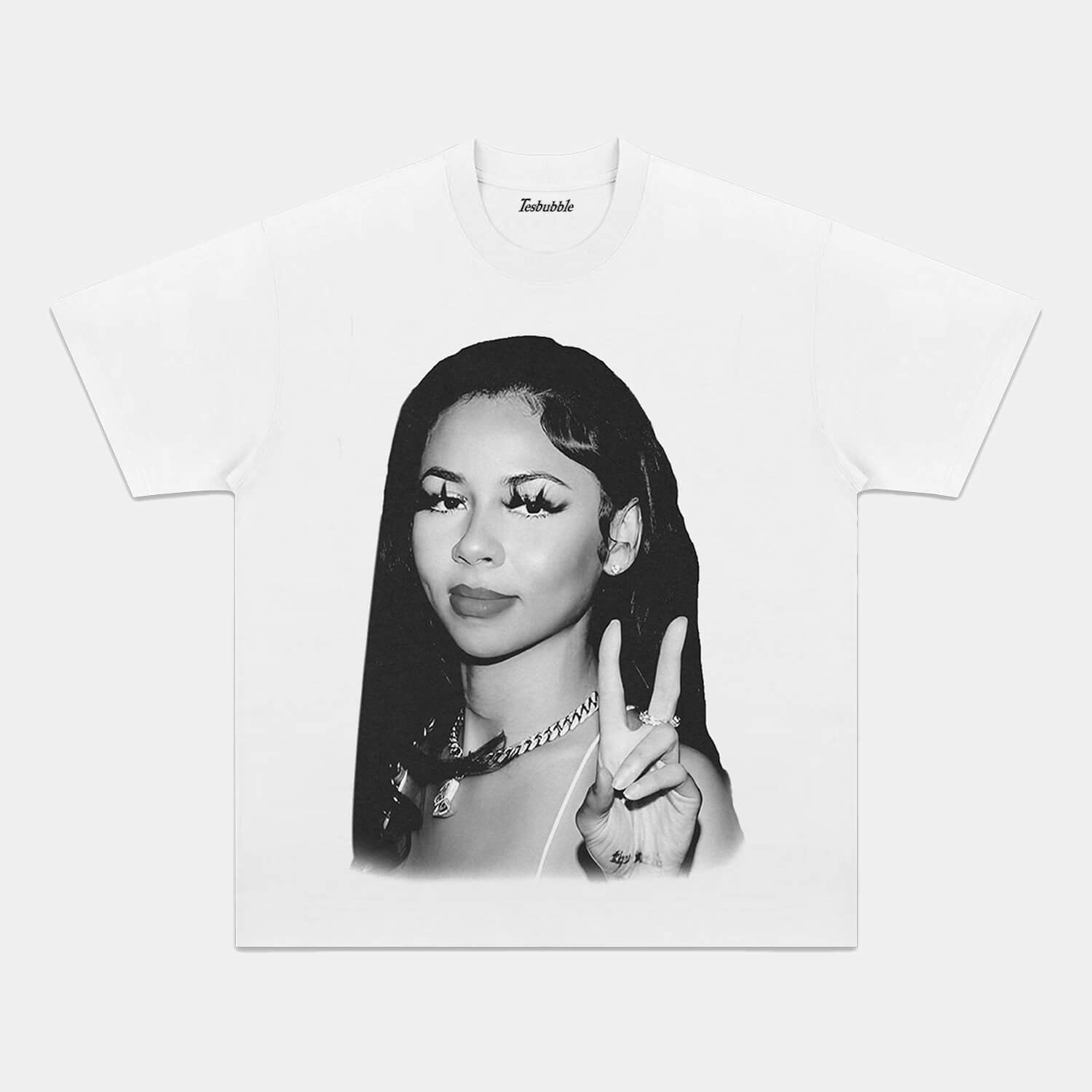 MARIAH THE SCIENTIST BIG FACE PEACE GRAPHIC TEE