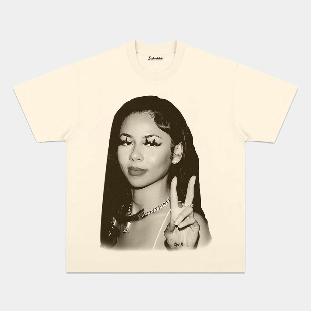 MARIAH THE SCIENTIST BIG FACE PEACE GRAPHIC TEE