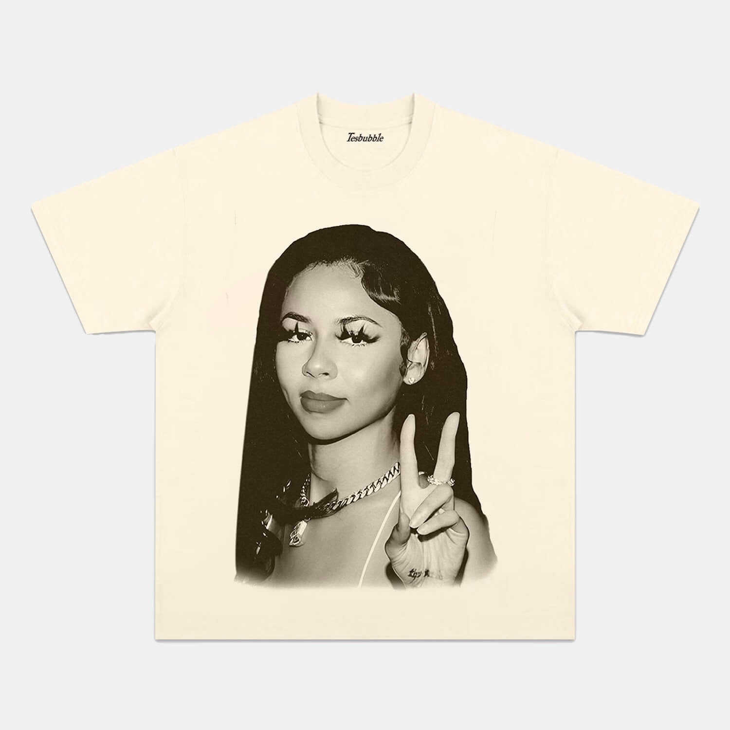 MARIAH THE SCIENTIST BIG FACE PEACE GRAPHIC TEE