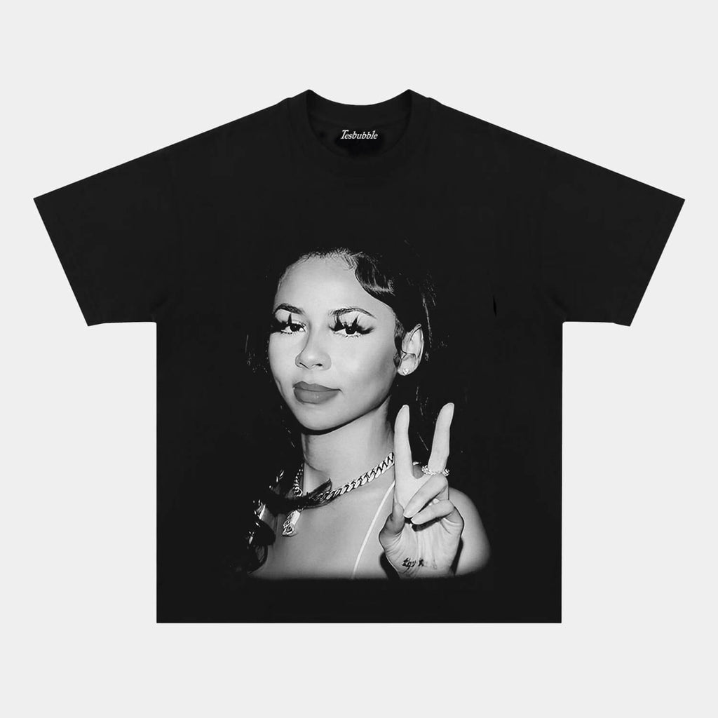 MARIAH THE SCIENTIST BIG FACE PEACE GRAPHIC TEE