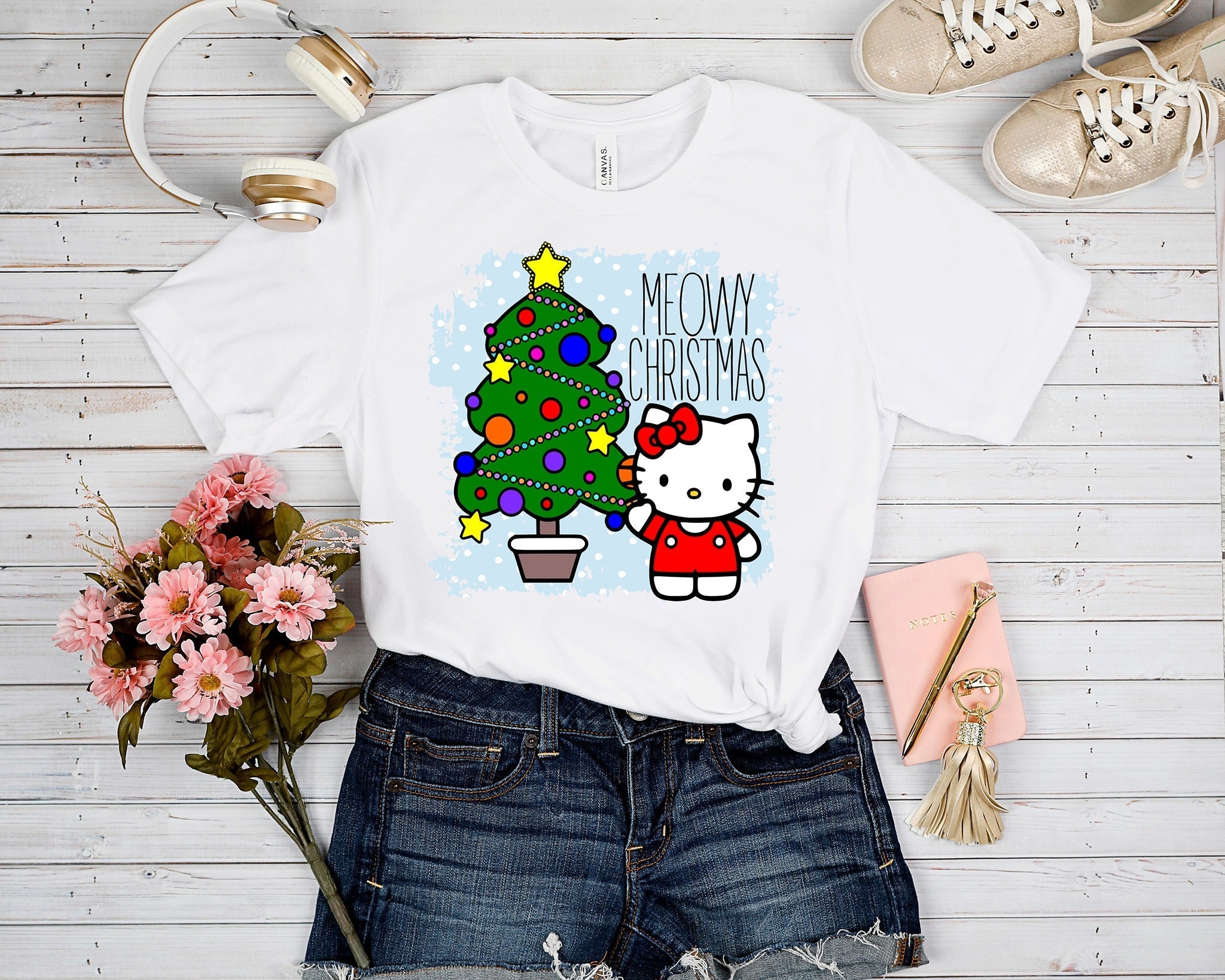 HOLIDAY RUN 1-MEOWY CHRISTMAS TEE