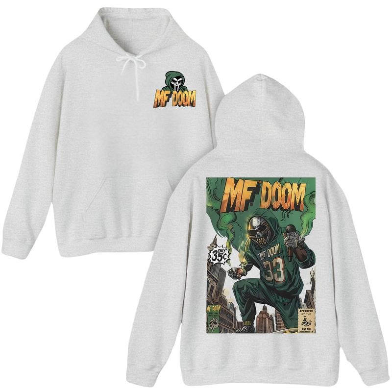 MF DOOM Iconic Rap T-Shirt Comic Vintage Style , Hip Hop Icon Graphic Tee, MF Doom Rap Tee, Doom The Villain Shirt, Cotton Menswear