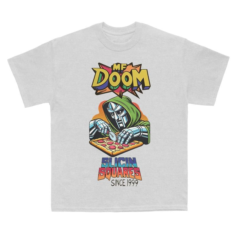 MF DOOM T-Shirt Comic Vintage Style , Hip Hop Icon Graphic Tee, MF Doom Rap Tee, Doom The Villain Shirt, Unisex for Men, For Women Cotton Menswear