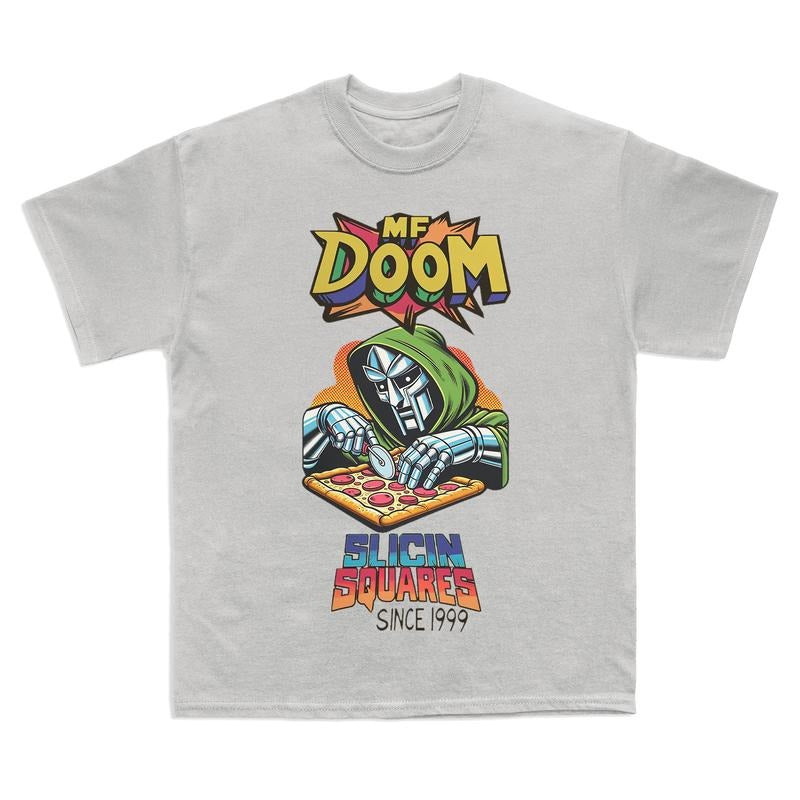 MF DOOM T-Shirt Comic Vintage Style , Hip Hop Icon Graphic Tee, MF Doom Rap Tee, Doom The Villain Shirt, Unisex for Men, For Women Cotton Menswear style 001