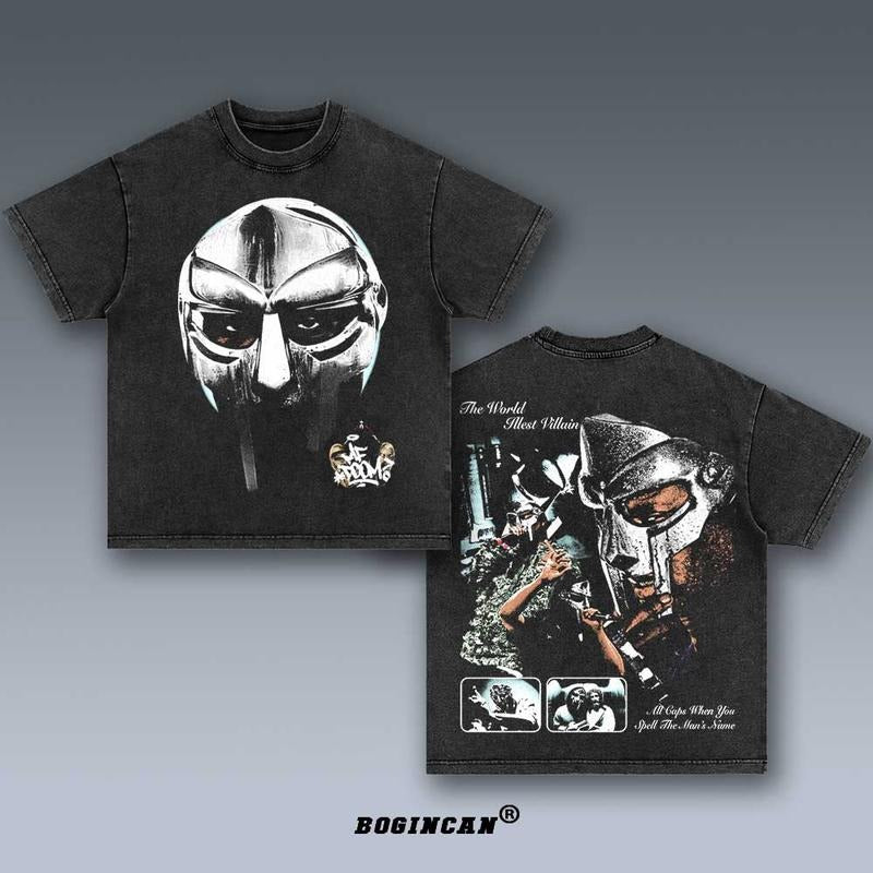 MF DOOM V3 Cotton Vintage Shirt To Match Sneaker Hiphop Clothing Rapper Merch Shirt, Hiphop Tour Concert 2024, Gift For Fan Y2K Aesthetic Hoodie Sweatshirt