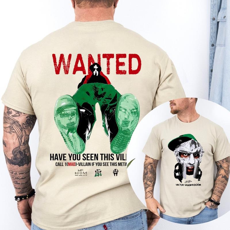 MF DOOM Viktor Vaugh Doom Graphic Tshirt, Urban Streetwear with Hip Hop Style, Perfect Sweatshirt for DOOM Fans, Hoodie for Rap Fans