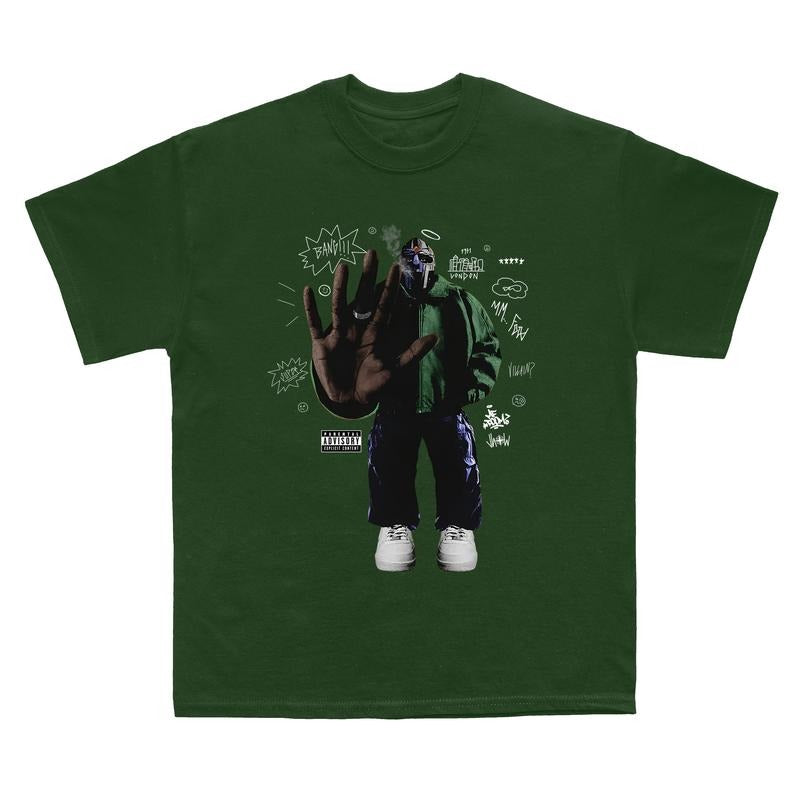 MF DOOM Villain Art T-Shirt, MF Doom Rap Tee, Doom The Villain Shirt, Unisex for Men, For Women Cotton Menswear Top Fitted Love Oversized style 001
