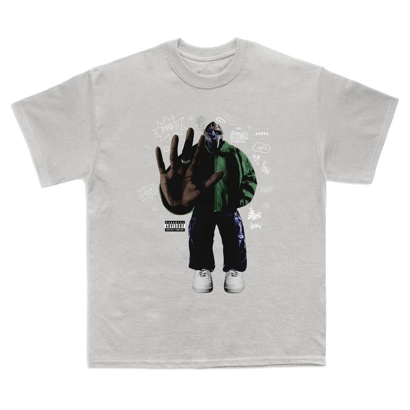 MF DOOM Villain Art T-Shirt, MF Doom Rap Tee, Doom The Villain Shirt, Unisex for Men, For Women Cotton Menswear Top Fitted Love Oversized style 001