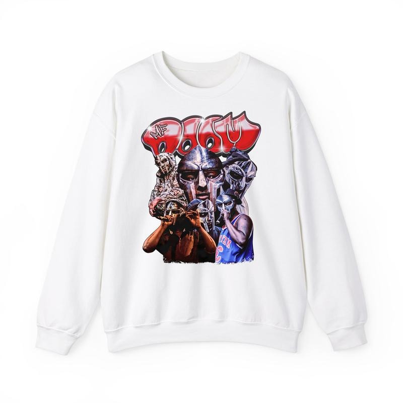 MF DOOM Vintage Sweatshirt, MF Doom Rap Tee, Doom The Villain Shirt, Unisex for Men, For Women Cotton Menswear Oversized Fitted style 001