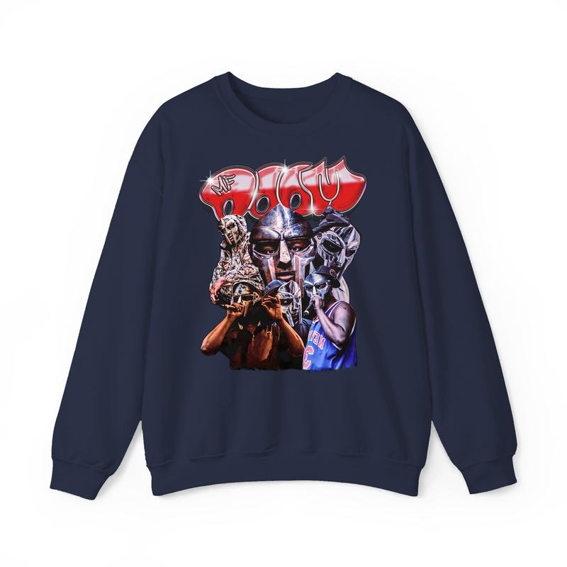 MF DOOM Vintage Sweatshirt, MF Doom Rap Tee, Doom The Villain Shirt, Unisex for Men, For Women Cotton Menswear Oversized Fitted style 001