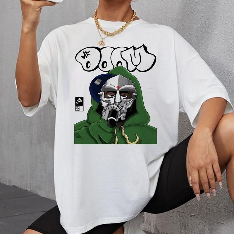 MF Doom Art Sweatshirt, Madlib Doom All Caps Sweatshirt, Madvillain Metal Tee, Hoodie, T-Shirt Unisex Cotton Fabric style 001