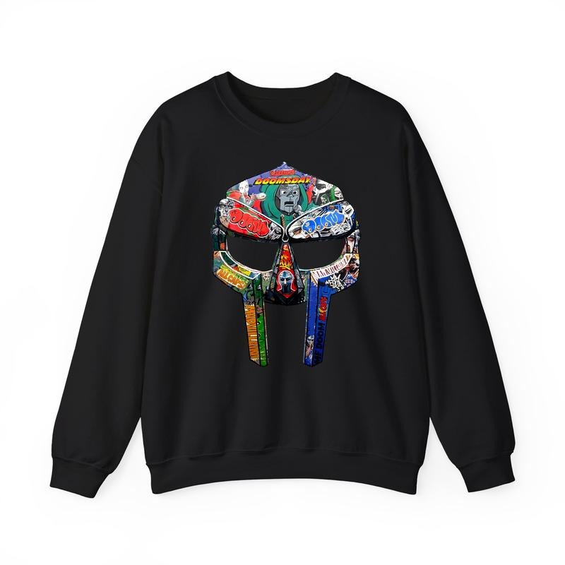 MF Doom Mask Sweatshirt, Hoodie, T-Shirt Unisex - Superior Airlume Combed and Ring-Spun Cotton - Fabric Casual Fleece style 001