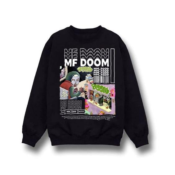 MF Doom Mm.. Food Sweatshirt, Hoodie, T-Shirt Unisex - Superior Airlume Combed and Ring-Spun Cotton - Fabric Casual Fleece style 001