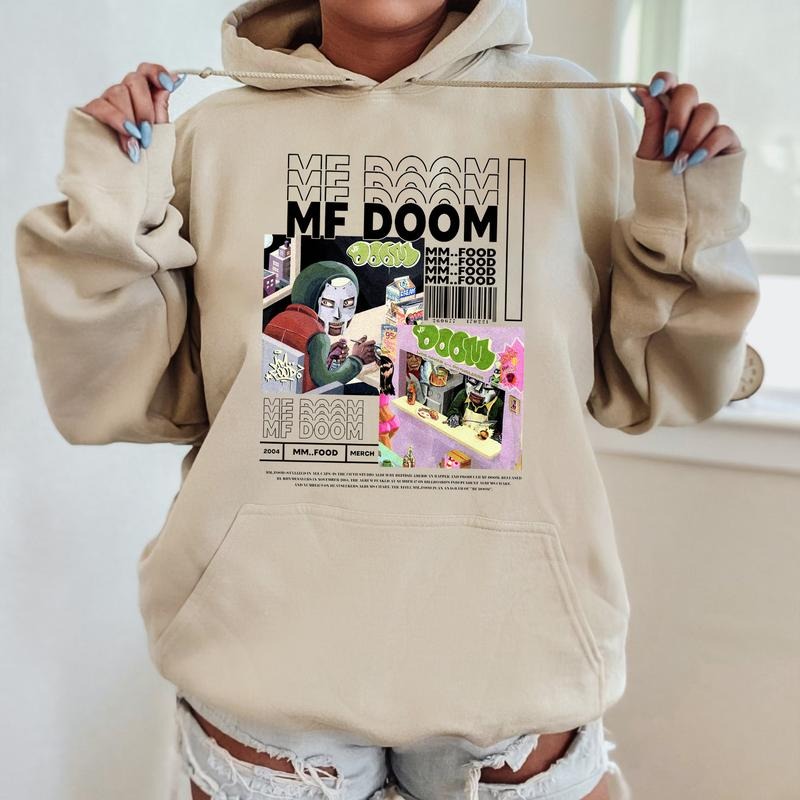 MF Doom Mm.. Food Sweatshirt, Hoodie, T-Shirt Unisex - Superior Airlume Combed and Ring-Spun Cotton - Fabric Casual Fleece style 001