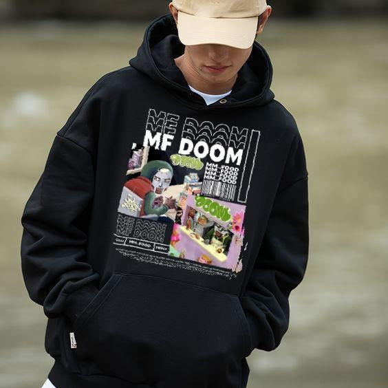 MF Doom Mm.. Food Sweatshirt, Hoodie, T-Shirt Unisex - Superior Airlume Combed and Ring-Spun Cotton - Fabric Casual Fleece style 001