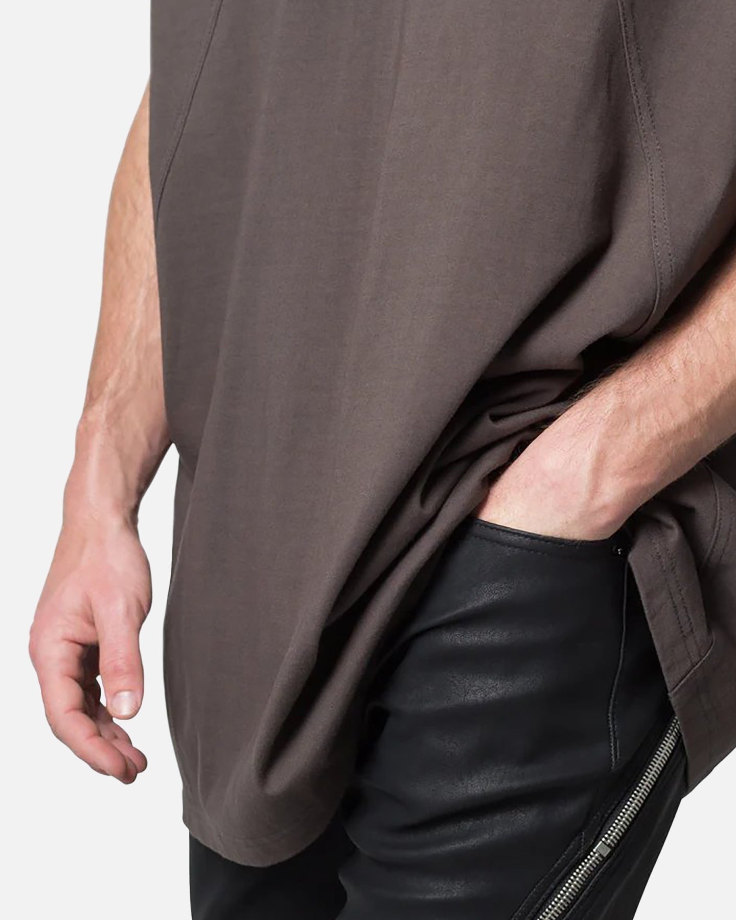 MNML Sleeveless Tunic T-Shirt Vintage Black