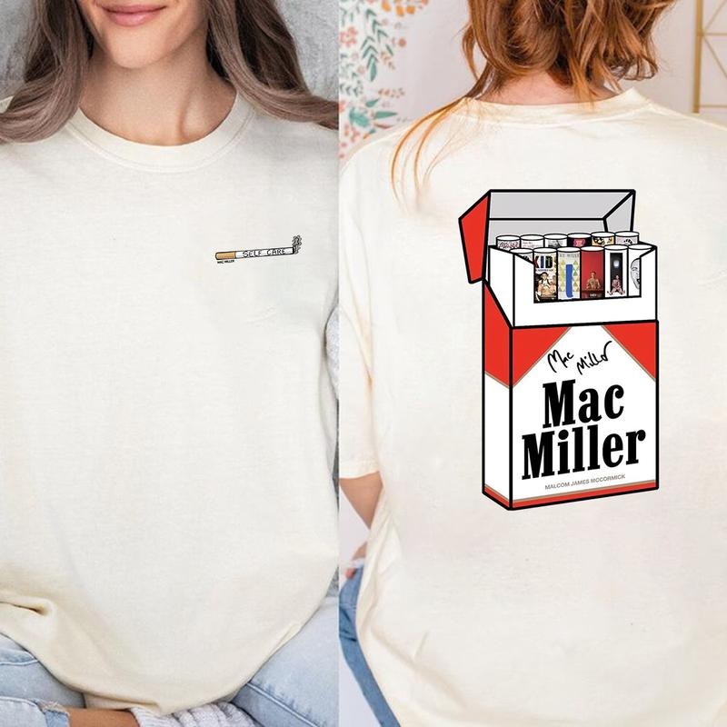 Mac Miller T-shirt, Sweatshirt, Hoodie, Vintage T-shirt, Music T-shirt, Mac M Swimming Shirt, Full Color,  For Men, For Women, Gift For All