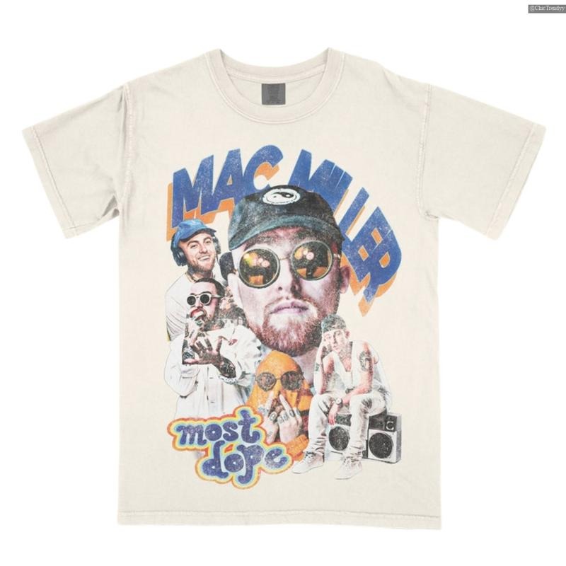 #Mac.Miller Most Dope T-Shirt, Unisex Streetwear Bootleg Vintage Hip Hop Rap Tee Shirt, Gift for MM #Ariana Fan , Chic Shirt style 001