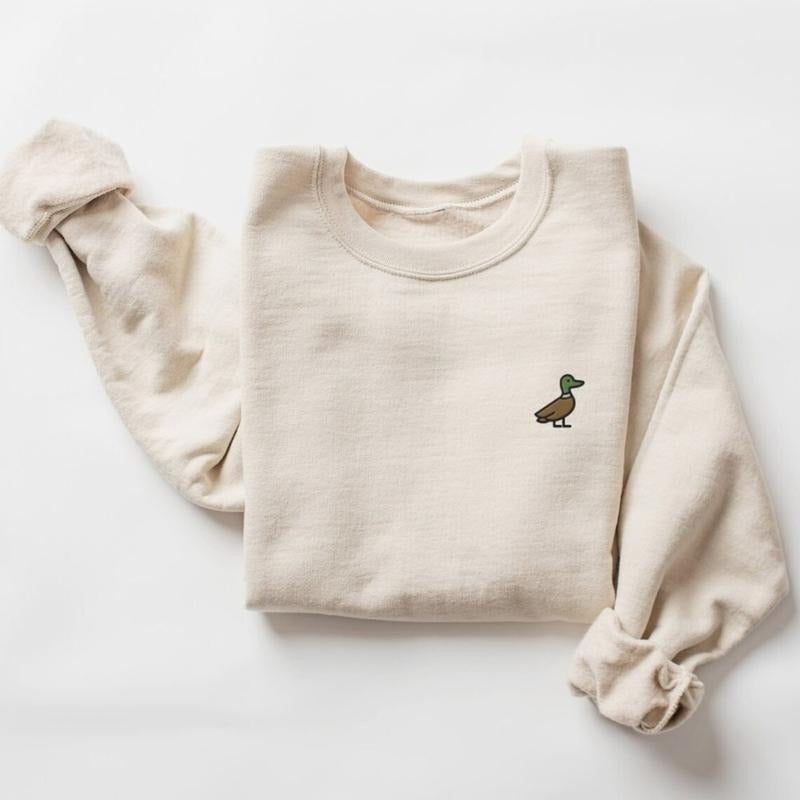 Mallard Duck Minimalist Sweatshirt Gift T-shirt Unisex, Hoodie, cotton
