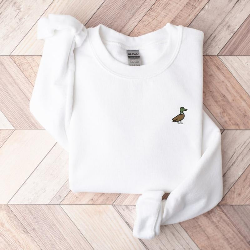 Mallard Duck Minimalist Sweatshirt Gift T-shirt Unisex, Hoodie, cotton