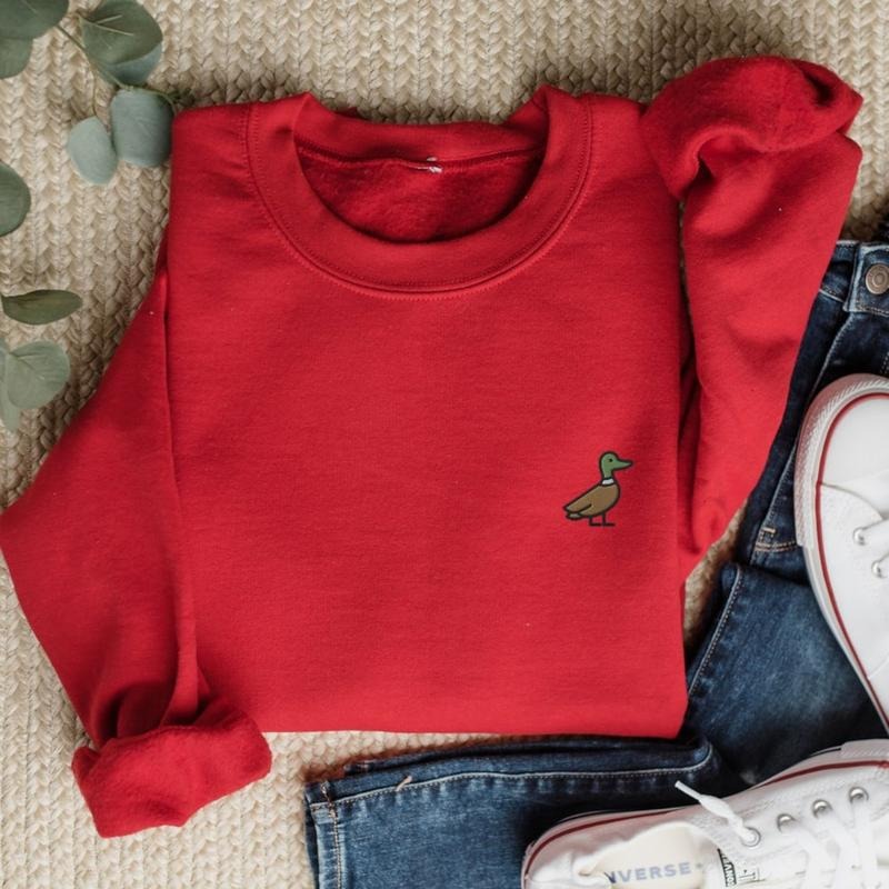 Mallard Duck Minimalist Sweatshirt Gift T-shirt Unisex, Hoodie, cotton