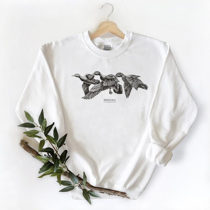 Mallard Duck National Wildlife Vintage Hunting Season 90s Unisex Sweatshirt Pullover, T-shirt, hoodie Cotton PA2501