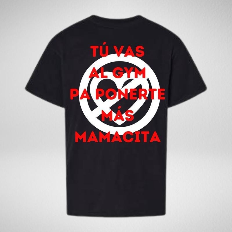 Mamacita Gym Pump Cover 2 Side T-shirt, Graphic T-Shirt, Full Size, Full Color Tshirt Cotton