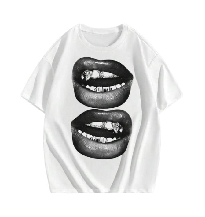 Manfinity EMRG A White Street Style Top Men's Unisex T-Shirt, Hoodie, Sweatshirt S-3XL, Mens & Womens Streetwear Tops & Underwear Crewneck Round Neck