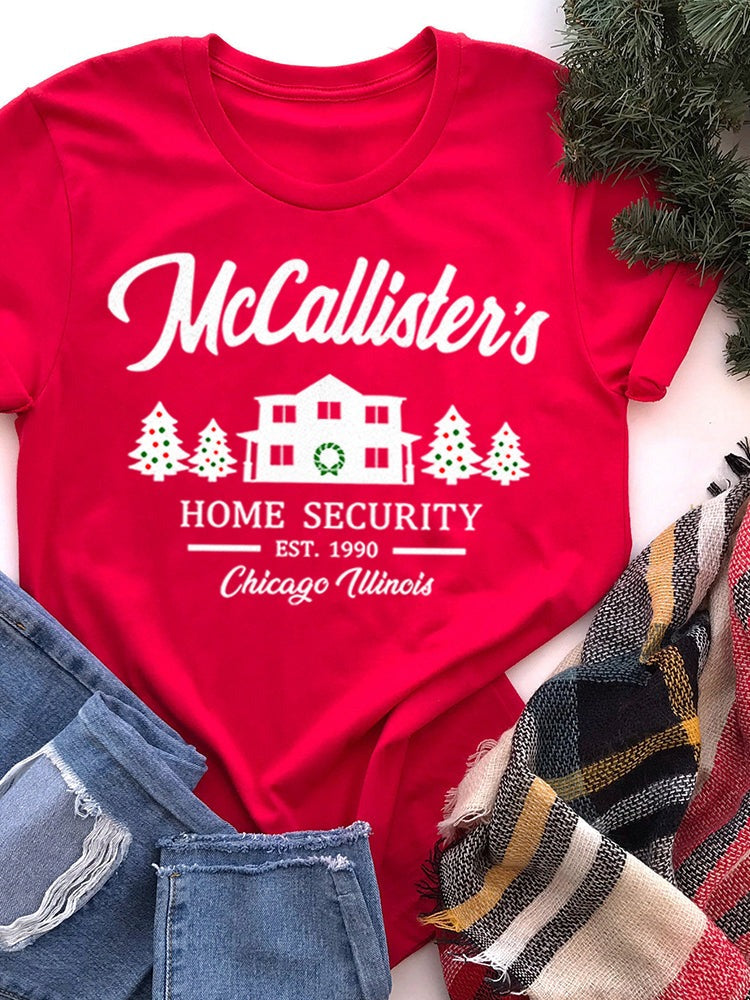 McCallister's Home Security Graphic Tee