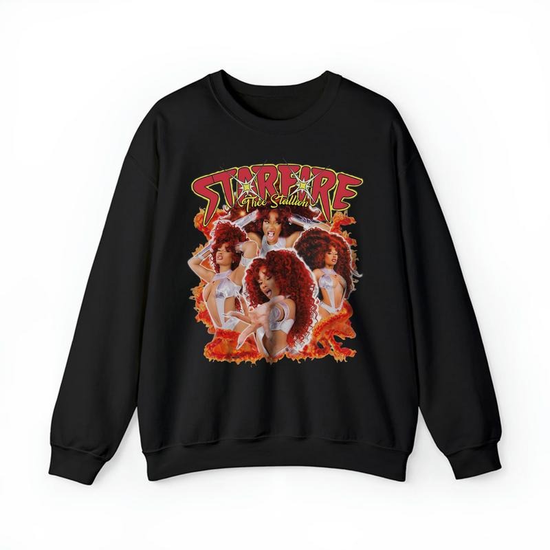 Meg Cosplay Starrfire Sweatshirt T-Shirt, Rapper Hiphop Music Album Tour 2024 Shirt, For Men And Women, Full Sizes Full Colors, Cotton Womenswear