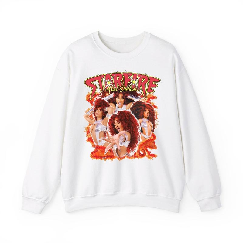 Meg Cosplay Starrfire Sweatshirt T-Shirt, Rapper Hiphop Music Album Tour 2024 Shirt, For Men And Women, Full Sizes Full Colors, Cotton Womenswear