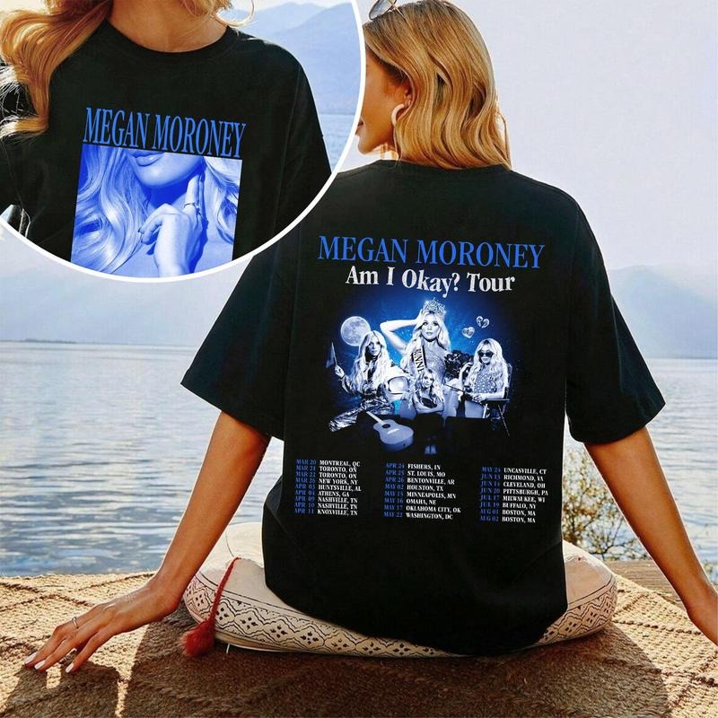 Megan Moroney Shirt Am I Okay T-shirt Am I Okay Tour Sweatshirt Megan Moroney Tour 2025 Hoodie Megan Moroney Graphic Tee Gift For Fans Men Women
