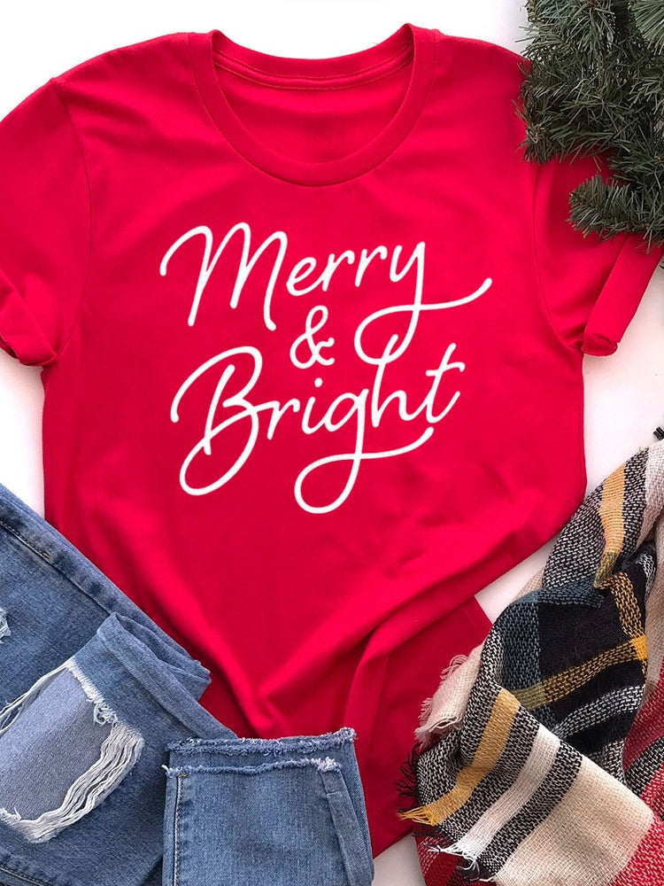 Merry & Bright Graphic Tee