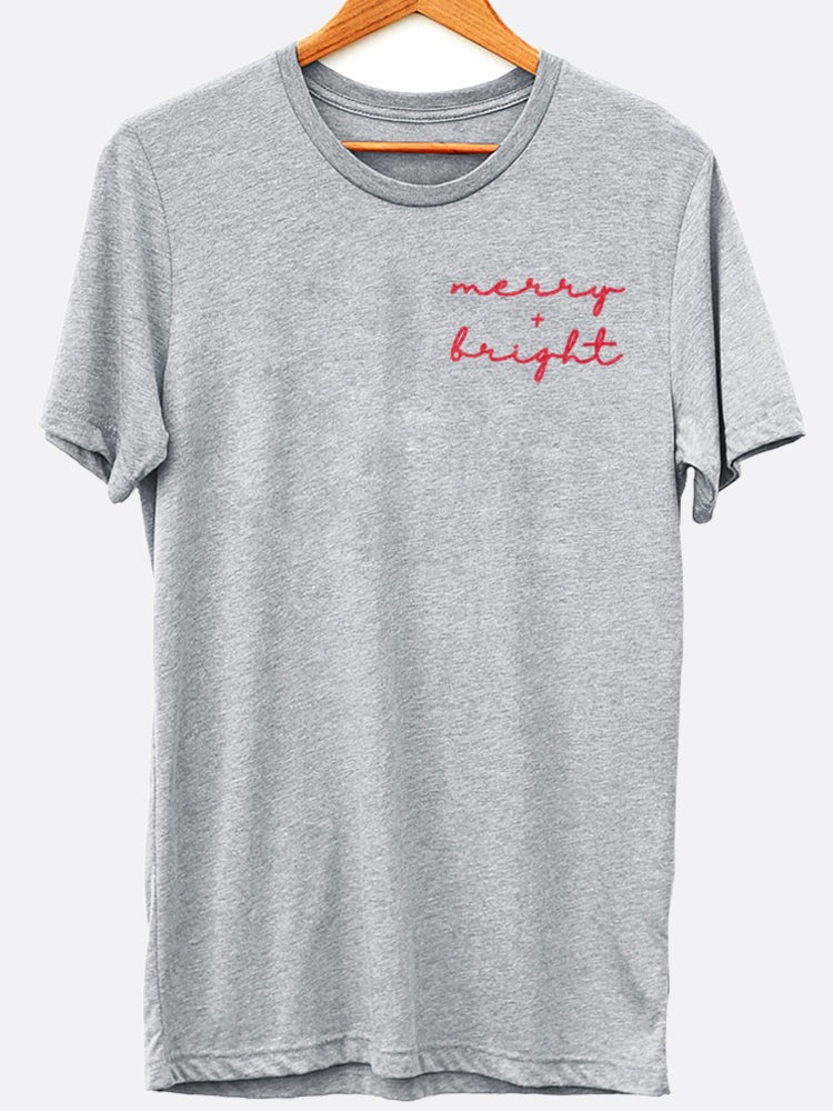 Merry & Bright Pocket Graphic Tee
