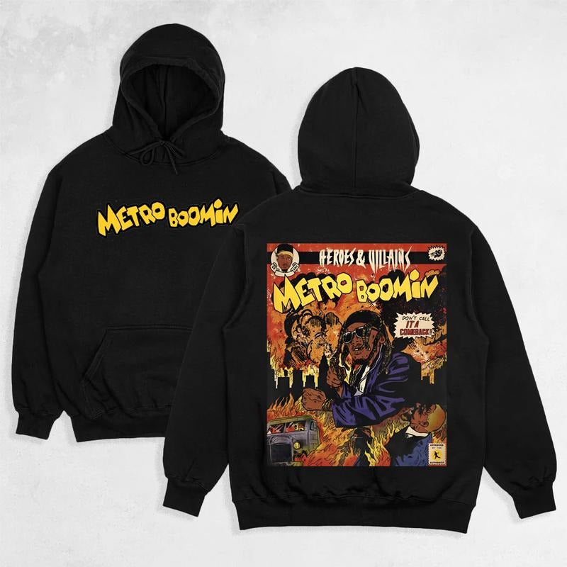 Metro Tee, Sweatshirt, Hoodie Vintage  Cotton Unisex Shirt Rap Shirt Rapper Rap Tee Hiphop Shirt Music Tour Merch Gift for Him Gift For Her Vintage Y2