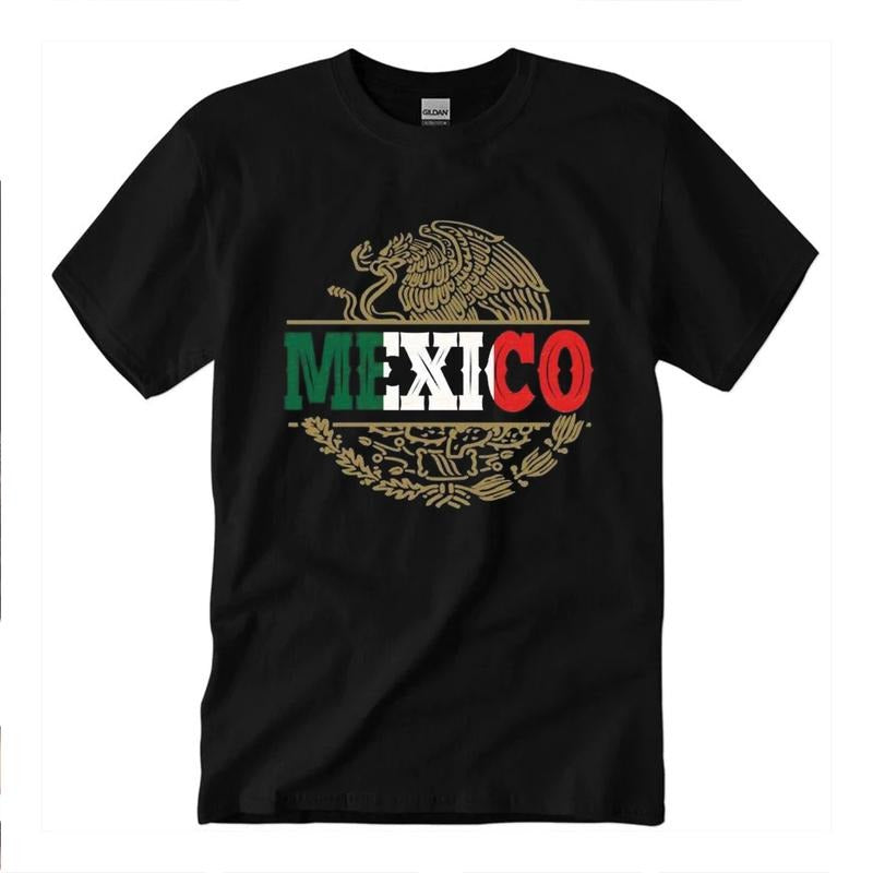 Mexican Eagle Shirt, Mexico Flag T-Shirt Unisex Classic Cotton style 001