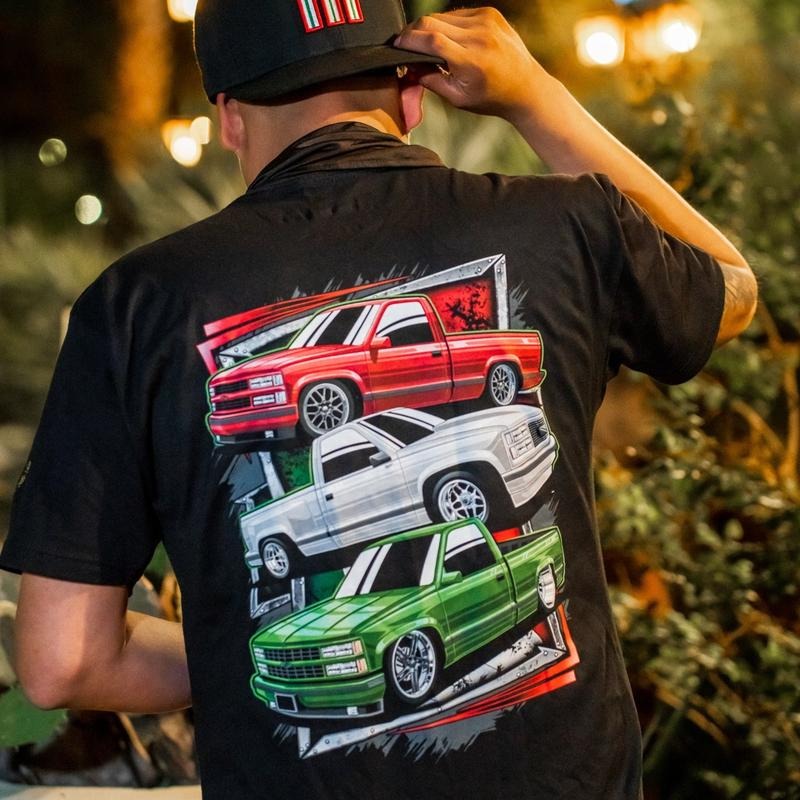 Mexico Pickup Truck Tee 2.0, Men's Car Lover T-Shirt, Automotive Graphic Tee, Casual Apparel for Car Enthusiasts