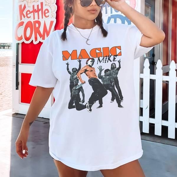 Michael Myers Horrowww Movie Shirt, Magic Mike Michael Myers Shirt, Horrowww Movie er Shirt
