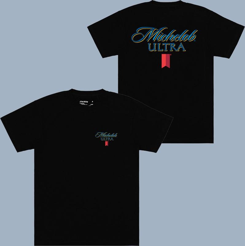Michelob Ultra T-shirt- 2 Side - Unisex Appeal - Trendy Styles Available - Your Size Here - Timeless Treasures - Multiple Colorways style 001