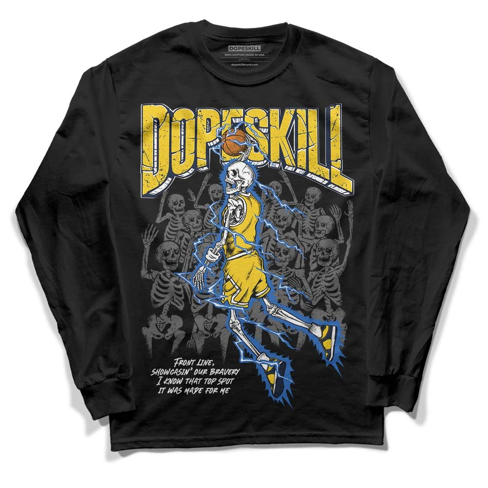Michigan Dunks DopeSkill Long Sleeve T-Shirt Thunder Dunk Graphic