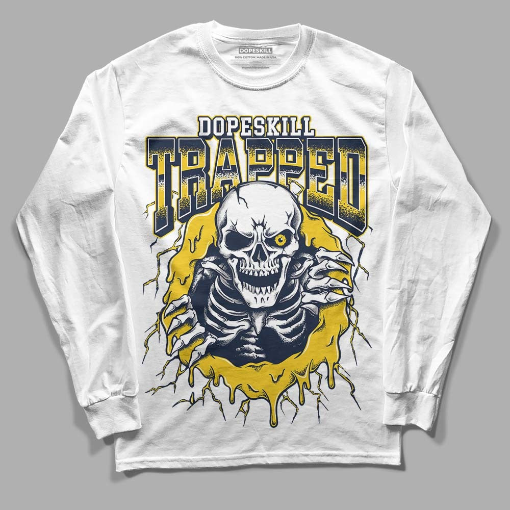 Michigan Dunks DopeSkill Long Sleeve T-Shirt Trapped Halloween Graphic