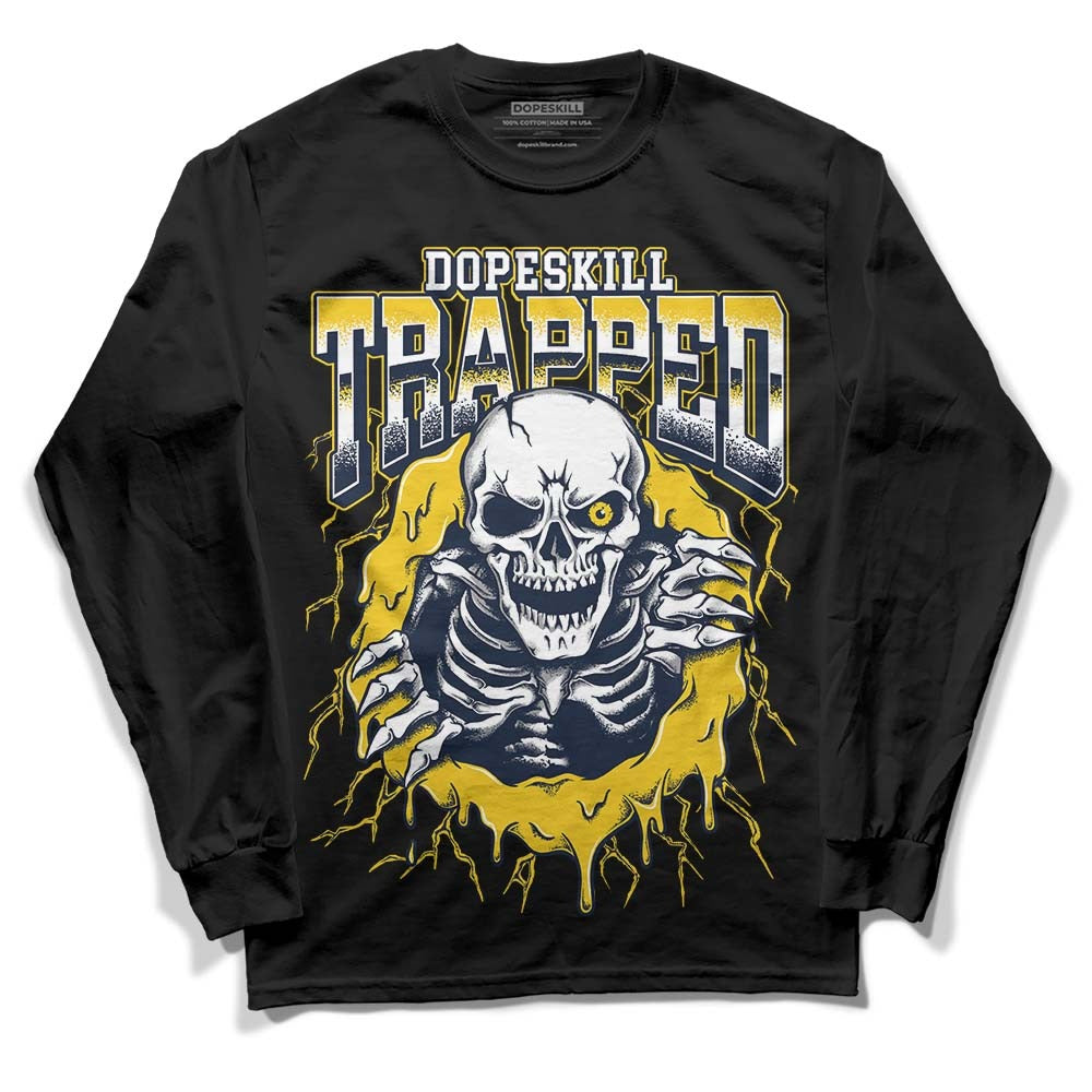 Michigan Dunks DopeSkill Long Sleeve T-Shirt Trapped Halloween Graphic