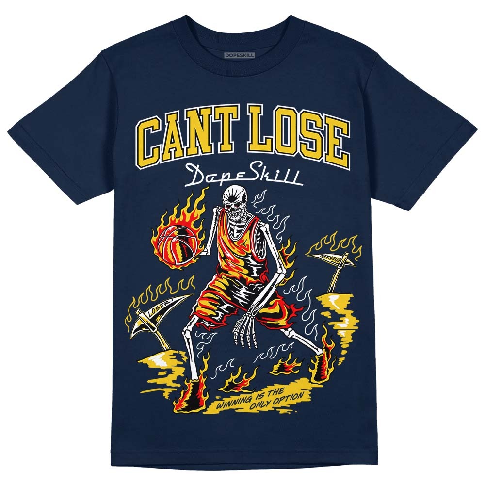Michigan Dunks DopeSkill Midnight Navy T-Shirt Cant Lose Graphic