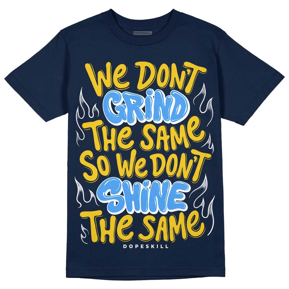 Michigan Dunks DopeSkill Midnight Navy T-Shirt Grind Shine Graphic