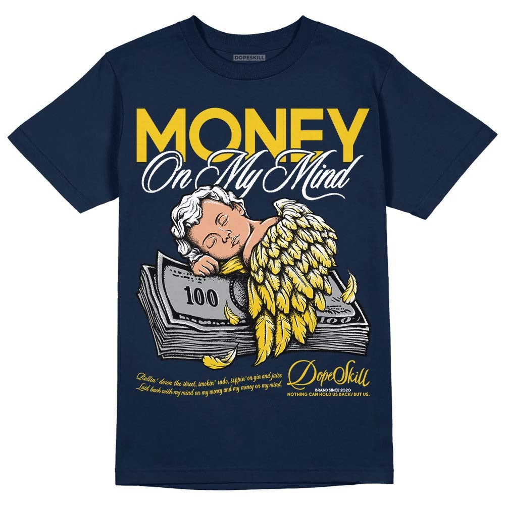 Michigan Dunks DopeSkill Midnight Navy T-Shirt MOMM Graphic