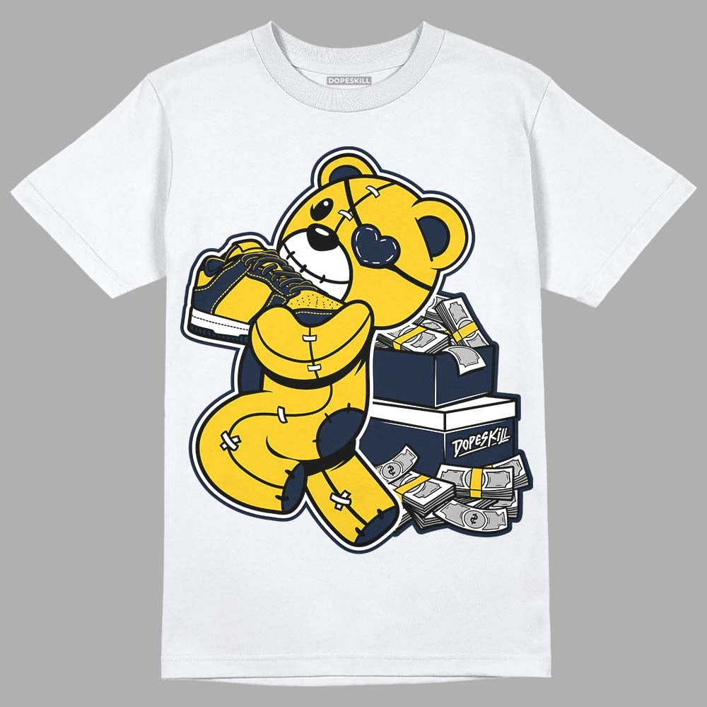 Michigan Dunks DopeSkill T-Shirt Bear Steals Sneaker Graphic