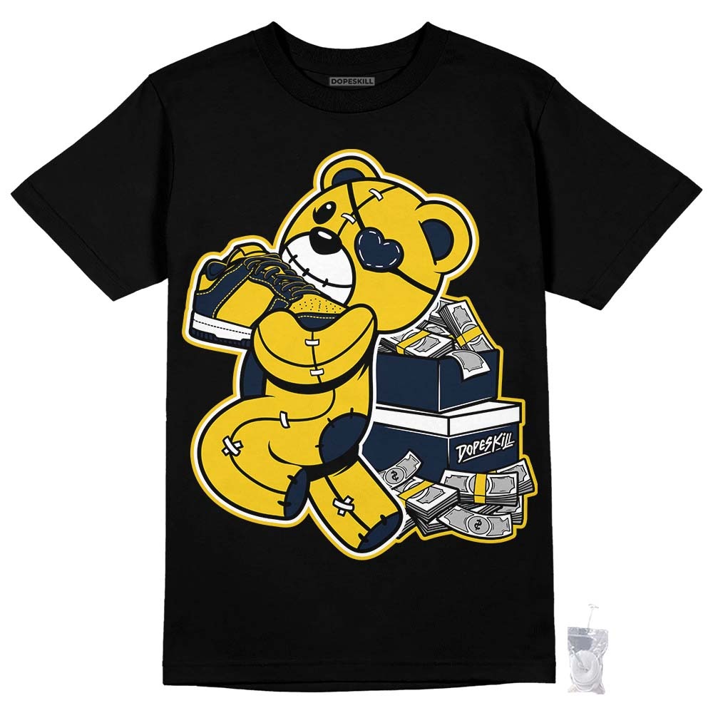 Michigan Dunks DopeSkill T-Shirt Bear Steals Sneaker Graphic