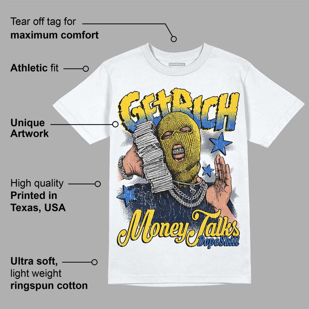 Michigan Dunks DopeSkill T-Shirt Get Rich Graphic