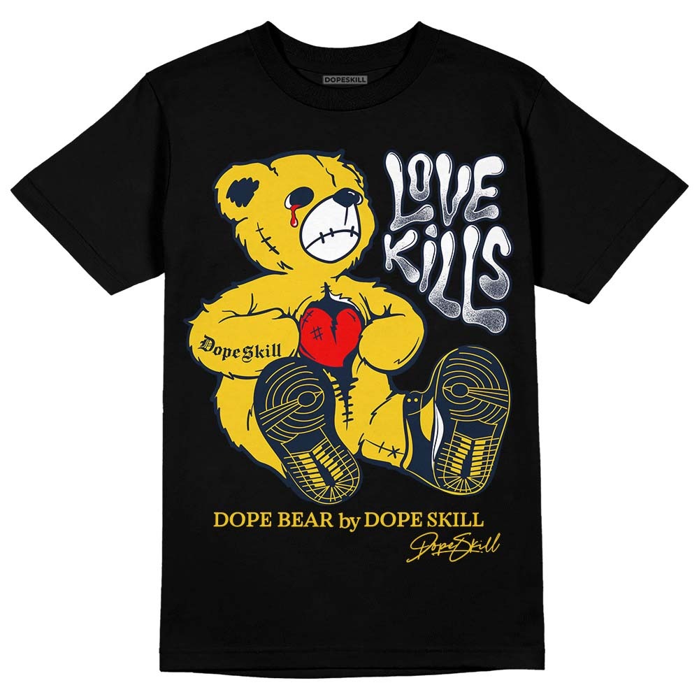 Michigan Dunks DopeSkill T-Shirt Love Kills Graphic